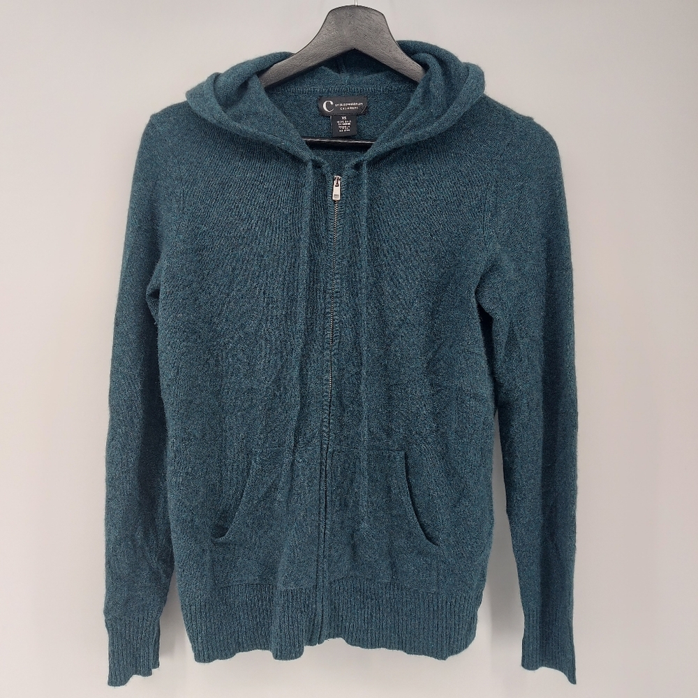 C By Bloomingdales Teal Cashmere Team Size XS